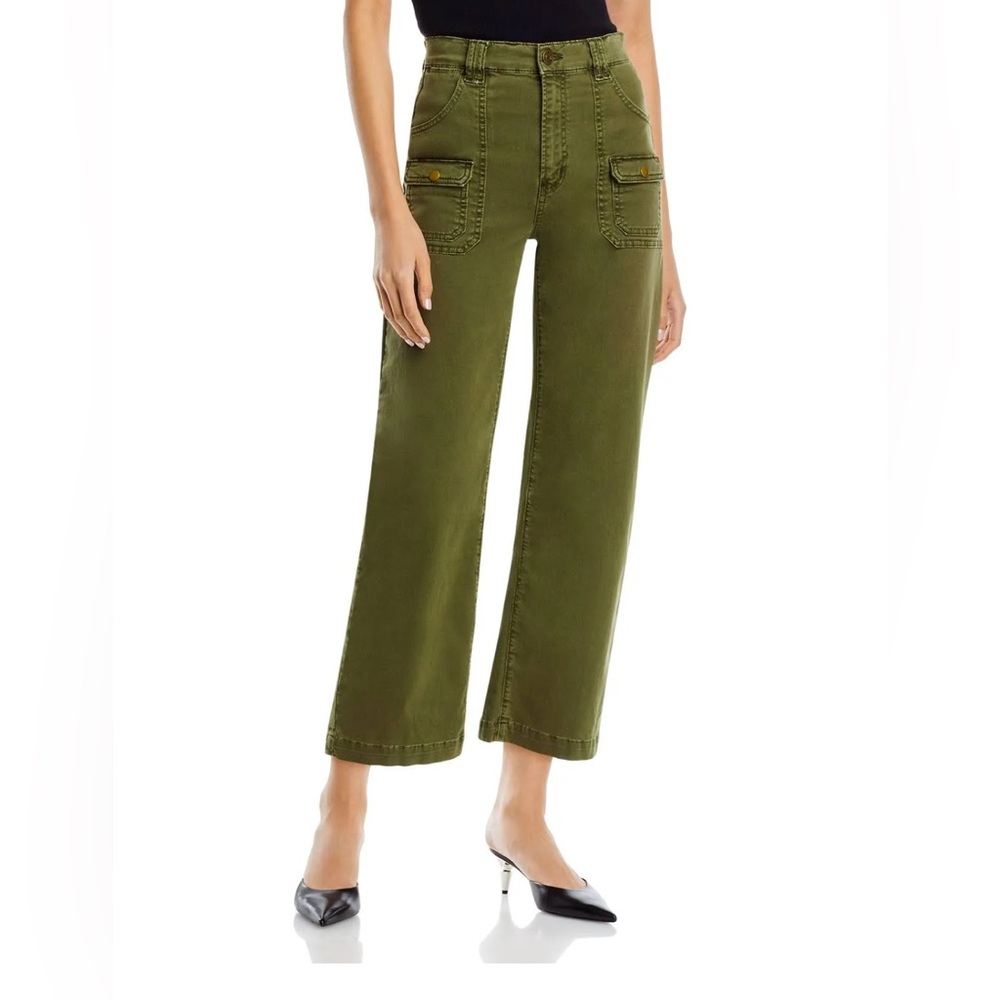 FRAME Utility Pocket Pants in Washed Winter Moss | Size 26